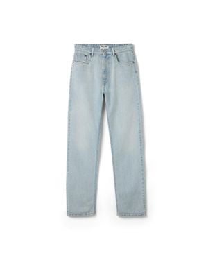 Miu Miu Five-Pocket Washed Denim Jeans - Blue