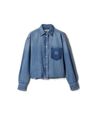 Miu Miu Denim Shirt - Blue
