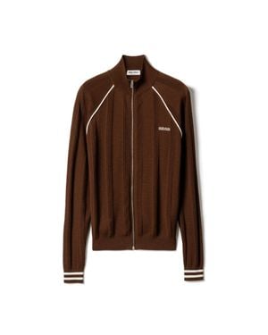 Miu Miu Cotton Cardigan - Brown