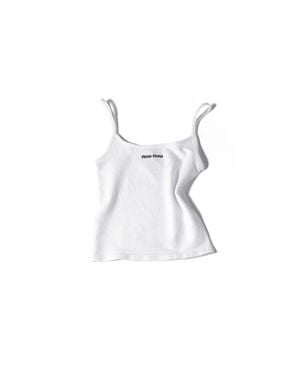 Miu Miu Seamless Top - White