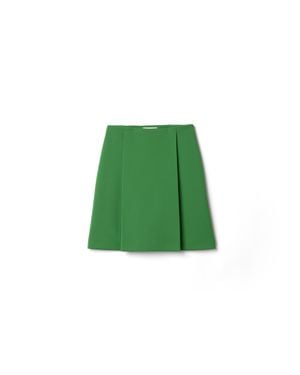 Miu Miu Technical Jersey Skirt - Green