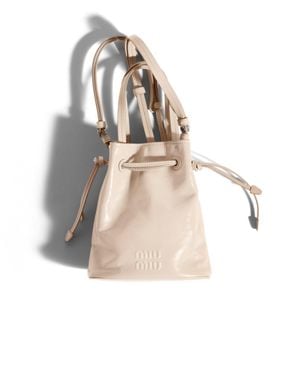 Miu Miu Shiny Leather Pouch - Multicolor