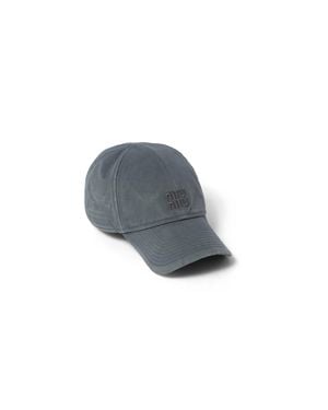 Miu Miu Drill Baseball Cap - Grey