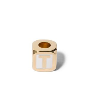 Miu Miu Enamelled Metal Dice Charm - Metallic