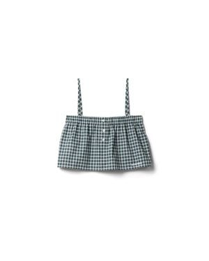 Miu Miu Plaid Top - Blue