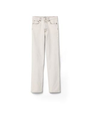 Miu Miu Five-Pocket Denim Jeans - White