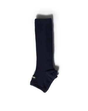 Miu Miu Wool And Cashmere Socks - Blue