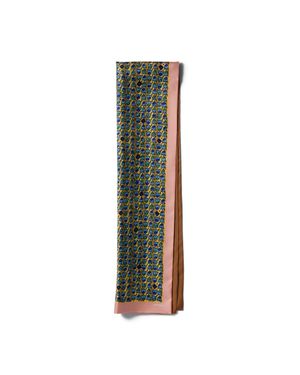 Miu Miu Printed Twill Scarf - Green