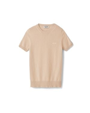 Miu Miu Cashmere Jumper - Natural