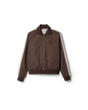 Miu Miu Washed Twill Blouson Jacket - Brown