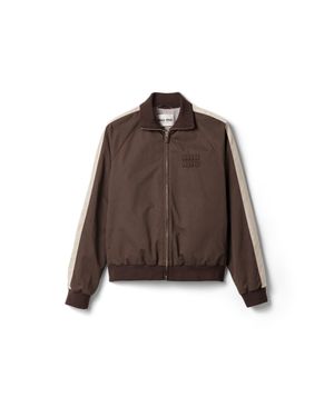 Miu Miu Washed Twill Blouson Jacket - Brown