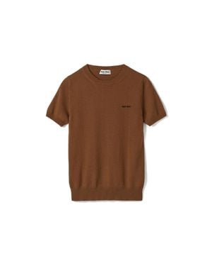 Miu Miu Cashmere Jumper - Brown