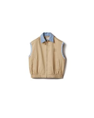 Miu Miu Layered Vest - Natural