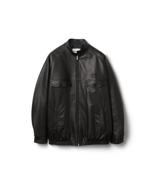 Miu Miu Nappa Leather Jacket - Black