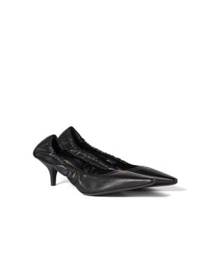 Miu Miu Nappa Leather Pumps - Black
