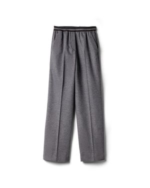 Miu Miu Velour Sweatpants - Gray