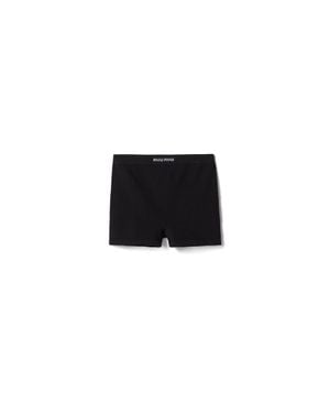 Miu Miu Seamless Boxer Shorts - Black