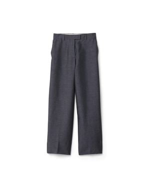 Miu Miu Kid Mohair Trousers - Blue