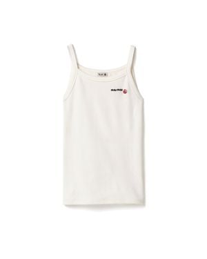 Miu Miu Petit Bateau X Stretch Jersey Top - White