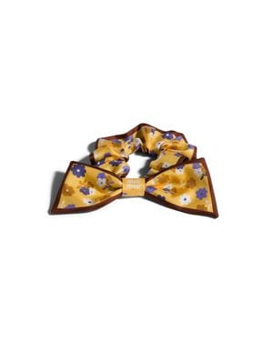 Miu Miu Twill Scrunchie - Metallic