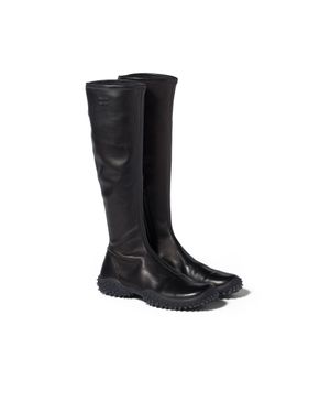 Miu Miu Stretch Nappa Leather Boots - Black