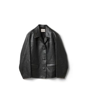 Miu Miu Leather jackets for Women | Online Sale up to 38% off | Lyst