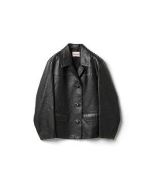 Miu Miu Leather jackets for Women | Online Sale up to 34% off | Lyst