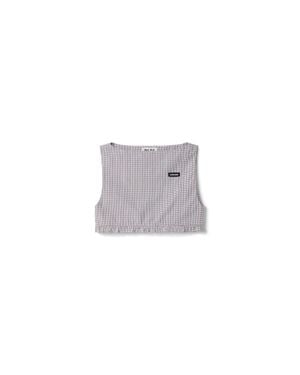 Miu Miu Sleeveless and tank tops for Women | Online Sale up to 33