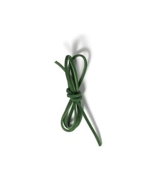 Miu Miu Coloured Leather Laces - Green