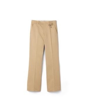 Miu Miu Chino Trousers - Natural