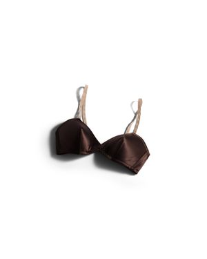 Miu Miu Satin Bra - Black