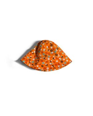 Miu Miu Poplin Bucket Hat - Orange