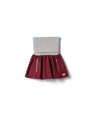 Miu Miu Technical Fabric Miniskirt - Red