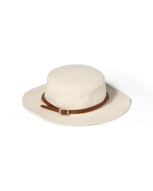 Miu Miu Drill Hat - White