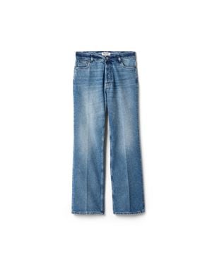 Miu Miu Washed Denim Jeans - Blue