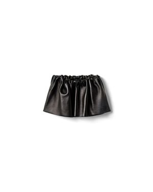 Miu Miu Plongé Nappa Leather Miniskirt - Black