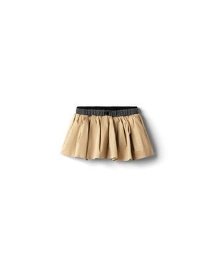 Miu Miu Chino Miniskirt - Natural