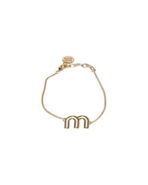 Miu Miu Metal Bracelet - Metallic