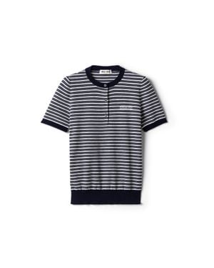 Miu Miu Striped Wool Jumper - Blue