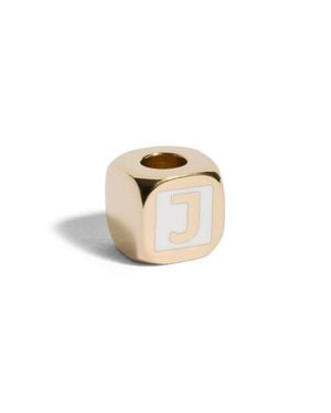 Miu Miu Enamelled Metal Dice Charm - Metallic
