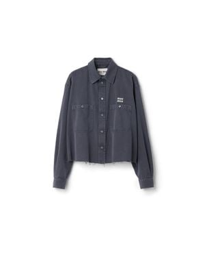 Miu Miu Light Denim Shirt - Blue