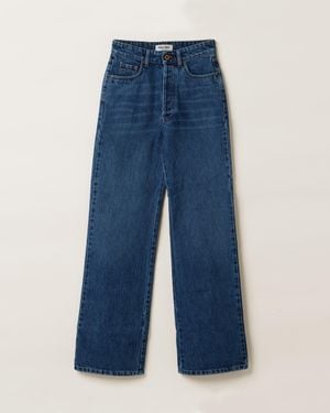 Miu Miu Flared Denim Jeans - Blue