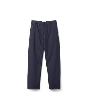 Miu Miu Garment-Dyed Gabardine Pants - Blue