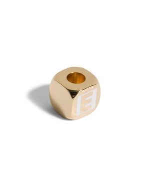 Miu Miu Enamelled Metal Dice Charm - Metallic
