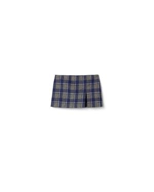 Miu Miu Checked Miniskirt - Blue