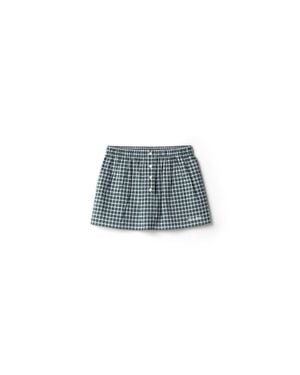 Miu Miu Plaid Miniskirt - Blue