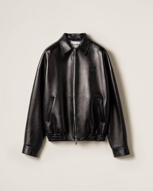 Miu Miu Leather jackets for Women | Online Sale up to 21 Miu Miu Leather jackets for Women | Online Sale up to 21