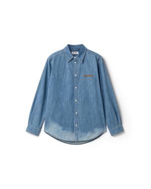 Miu Miu Chambray Shirt - Blue