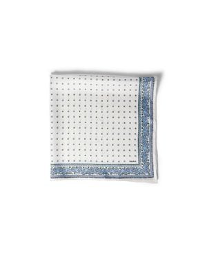 Miu Miu Printed Twill Scarf - Blue
