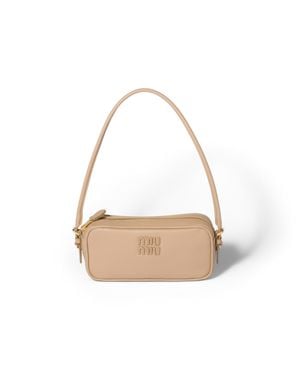 Miu Miu Leather Pouch - White